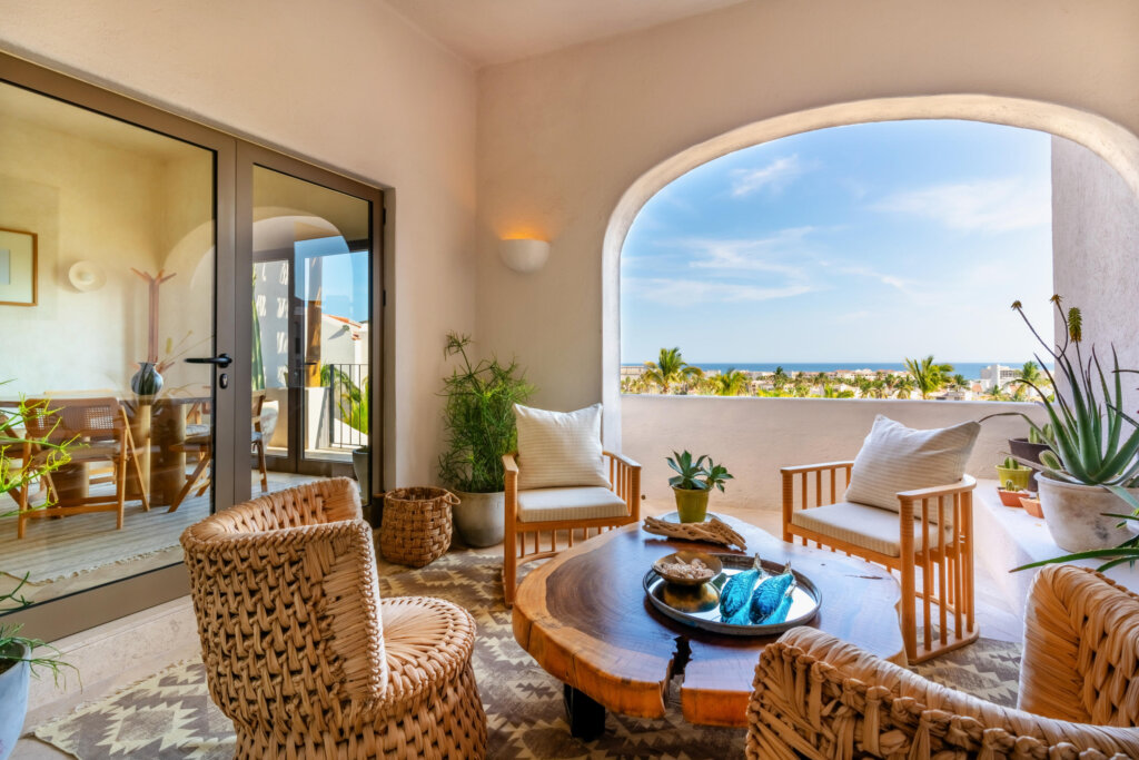 Los Cabos Casa Nima A unique residence in Casa Nima, defined by thoughtful design, exceptional attention to detail, and a warm, inviting atmosphere.This one-bedroom, one-bathroom condominium features an incredible terrace with breathtaking – 3400 Paseo de Finisterra, San Jose del Cabo, BS