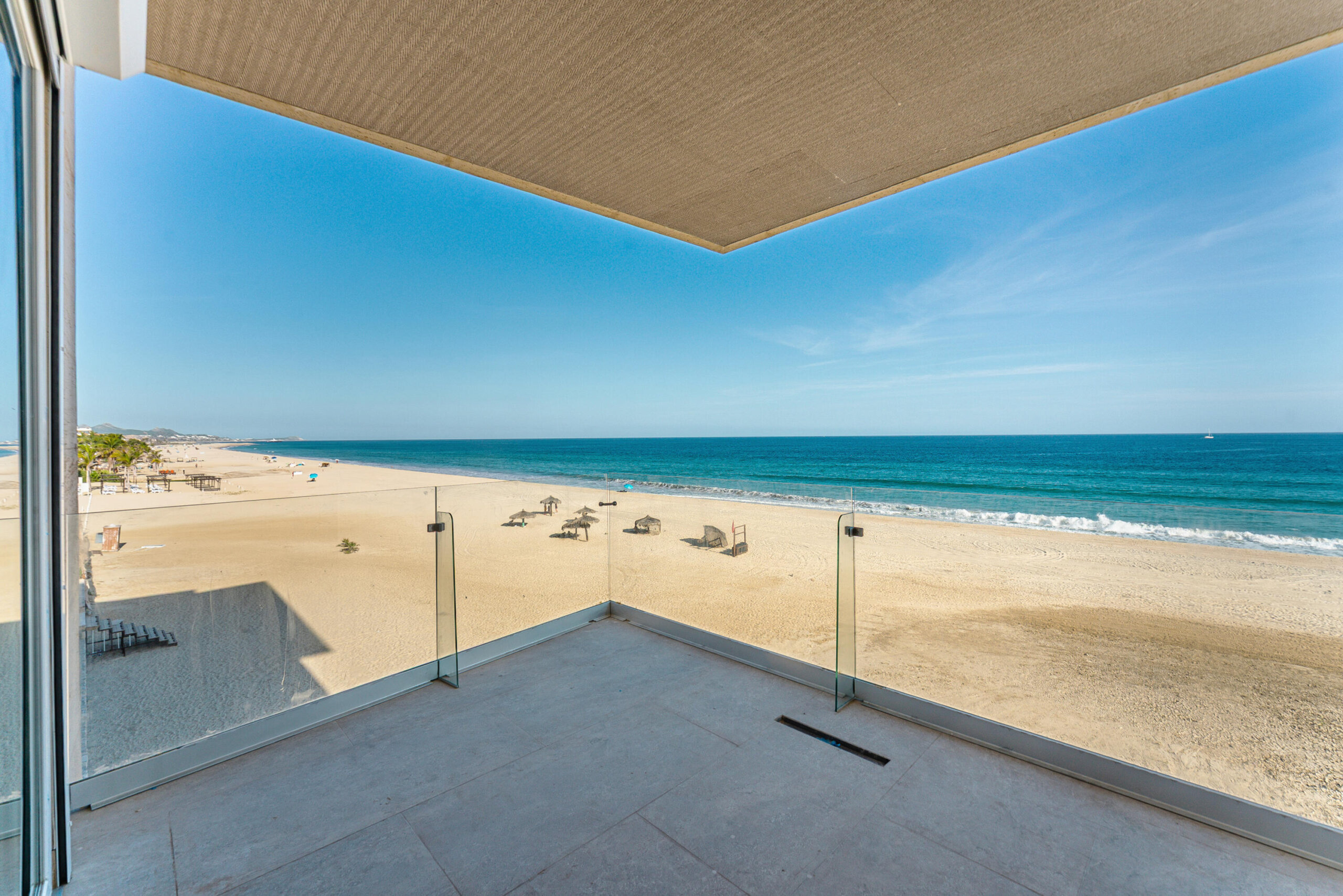 Los Cabos Albaluz Exceptional 3bedroom, 3.5-bath luxury corner residence offering panoramic 180° ocean and beachfront for sale