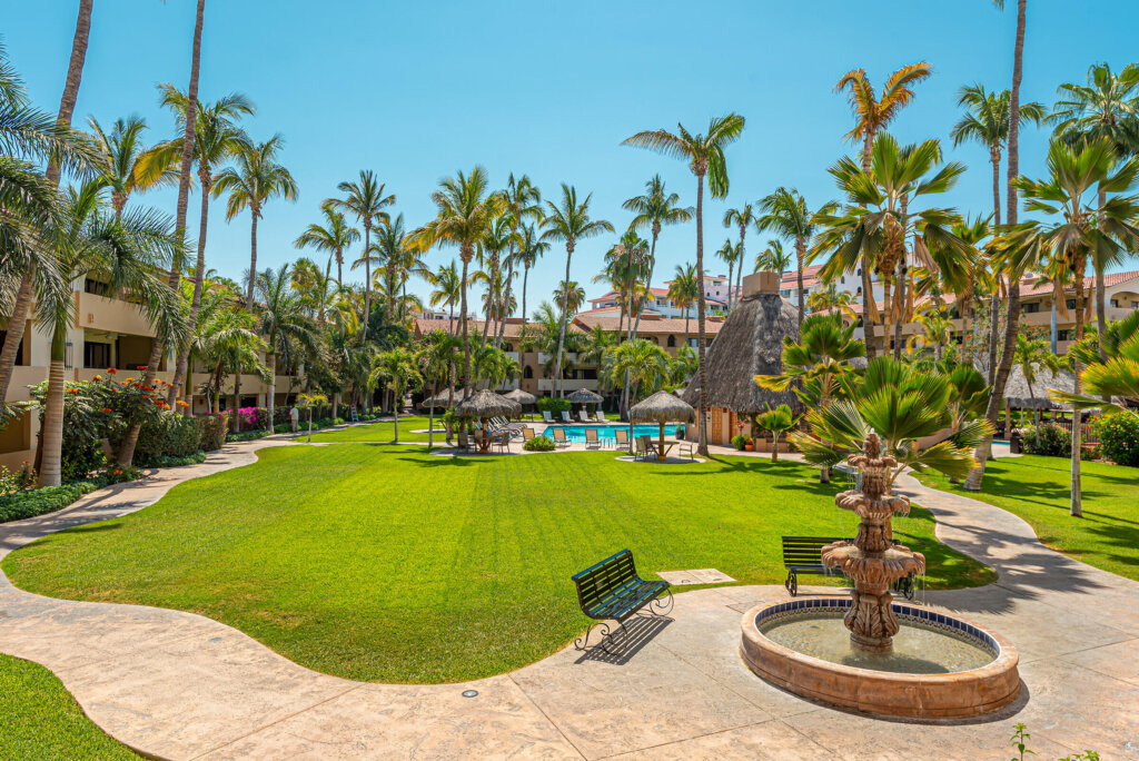 Los Cabos Marina Sol Casa Bonita is a beautifully decorated two bedroom, two bathroom condominium full of charm, warmth, and character, offering the perfect blend of comfort and location in the heart of Cabo San Lucas. This spacious two-bedroom, two-bath residence is ideal for families, couples, or groups looking to enjoy everything Cabo has to offer--just steps from it all.Located within the highly desirable Marina Sol community, this condo is just a 5-minute walk to Medano Beach, the Cabo Marina, Puerto Paraiso Mall, restaurants, and grocery stores, making it one of the most convenient and walkable locations in town. Despite its central location, the setting remains peaceful and private--perfect for those seeking relaxation while still being close to Cabo's vibrant dining, nightlife, and entertainment scene. The thoughtfully designed interior features a comfortable master suite with a king-size bed and ensuite bathroom. The second bedroom offers both a queen-size and twin bed, making it ideal for children or additional guests. A fully equipped kitchen provides everything needed to prepare meals at home, while the dining area comfortably seats six.Step outside to your private patio with BBQ grill, overlooking the beautifully maintained courtyard and pool--perfect for outdoor dining or unwinding after a day at the beach. Additional conveniences include mini-split air conditioning throughout the unit and a dedicated laundry/pantry area with washer and dryer.Marina Sol is known for offering one of the largest heated swimming pools in Cabo, surrounded by lush tropical landscaping. Residents and guests also enjoy resort-style amenities including a concierge service, poolside restaurant and bar, tequila bar, and a clubhouse featuring billiards and ping pong tables. The community is also uniquely positioned as one of the only complexes in Cabo with secure water rights, an increasingly valuable and important feature for long-term peace of mind.Whether you are looking for a vacation getaway, rental investment, or full-time residence, Casa Bonita offers an unbeatable combination of location, comfort, amenities, and lifestyle in one of Cabo's most established and desirable communities. – Av. Del Pescador, Cabo San Lucas, BS