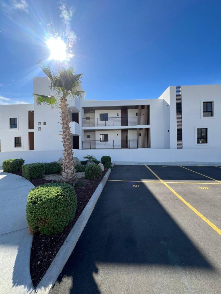 Los Cabos Cumbre Del Tezal Yameto in Cabo San Lucas, a condominium that blends modern design, functionality, and comfort in every space. Featuring two bedrooms, two full bathrooms, and parking for two cars, it stands out for its high-quality finishes such as marble flooring and a fully equipped kitchen with a quartz countertop. It is delivered fully equipped with included appliances: a 5-burner electric ceramic cooktop, a three-door French Door refrigerator, and a microwave hood. Additional features like a smart lock and a private terrace.Yameto elevates your lifestyle with amenities designed for maximum enjoyment: a swimming pool, gym, green areas, children's spaces, and a rooftop for gathering or relaxing. With 24/7 security and controlled access. – calle Isla Natividad, Cabo Corridor, BS