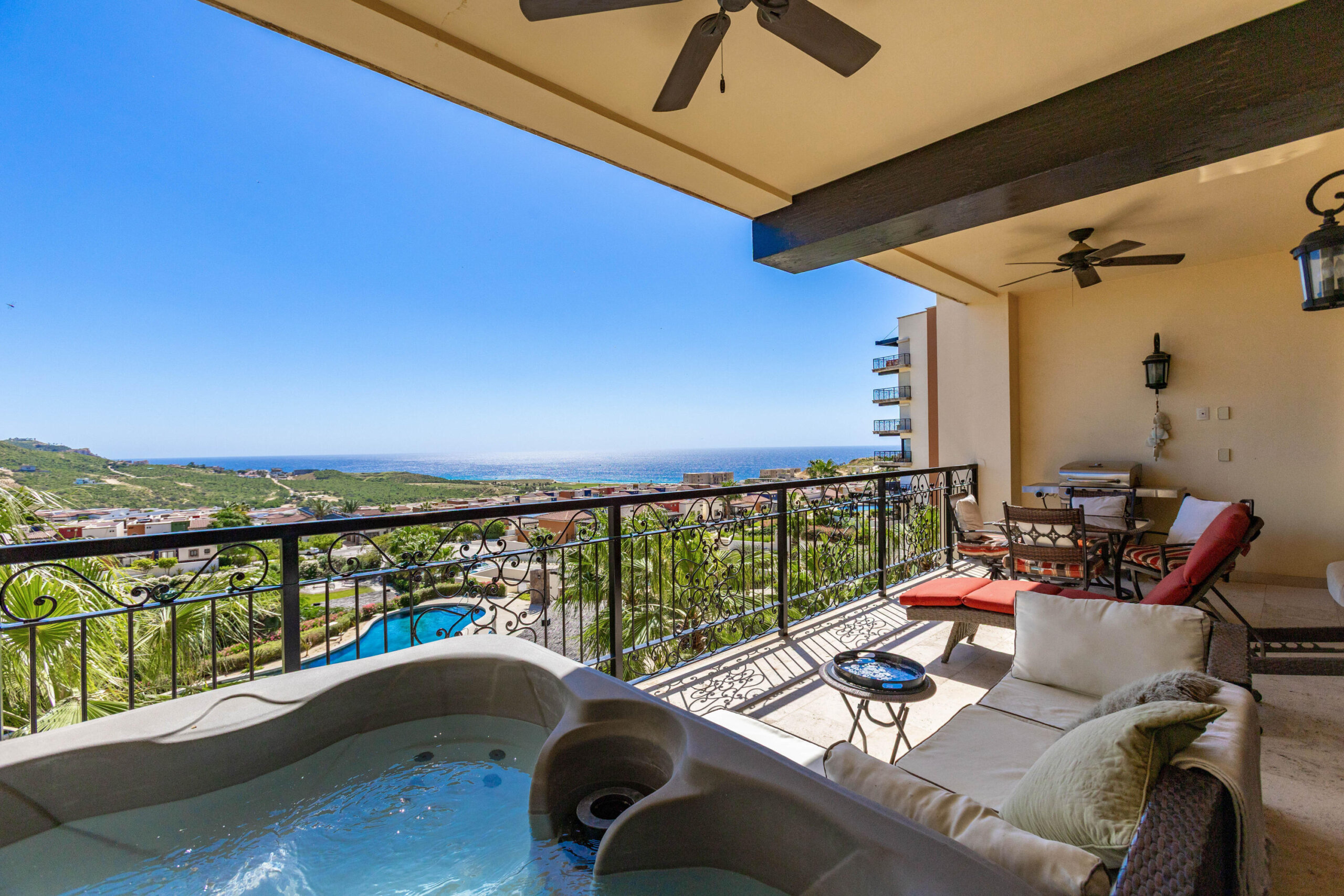 Los Cabos Copala Welcome to your ideal condo in the exclusive Copala community, part of the Quivira resort in Cabo San Lucas. This two-bedroom, two-bathroom home offers stunning, unobstructed for sale