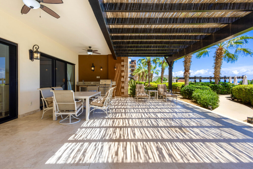 Los Cabos Copala Welcome to Copala Unit 3101 — a rare ground-floor 3BR/3BA gem with the largest private terrace in all of Copala. Here you can enjoy effortless living with no stairs or elevators, and two private parking spots. Wake up to a stunning blue line – Copala at Quivira, Pacific, BS