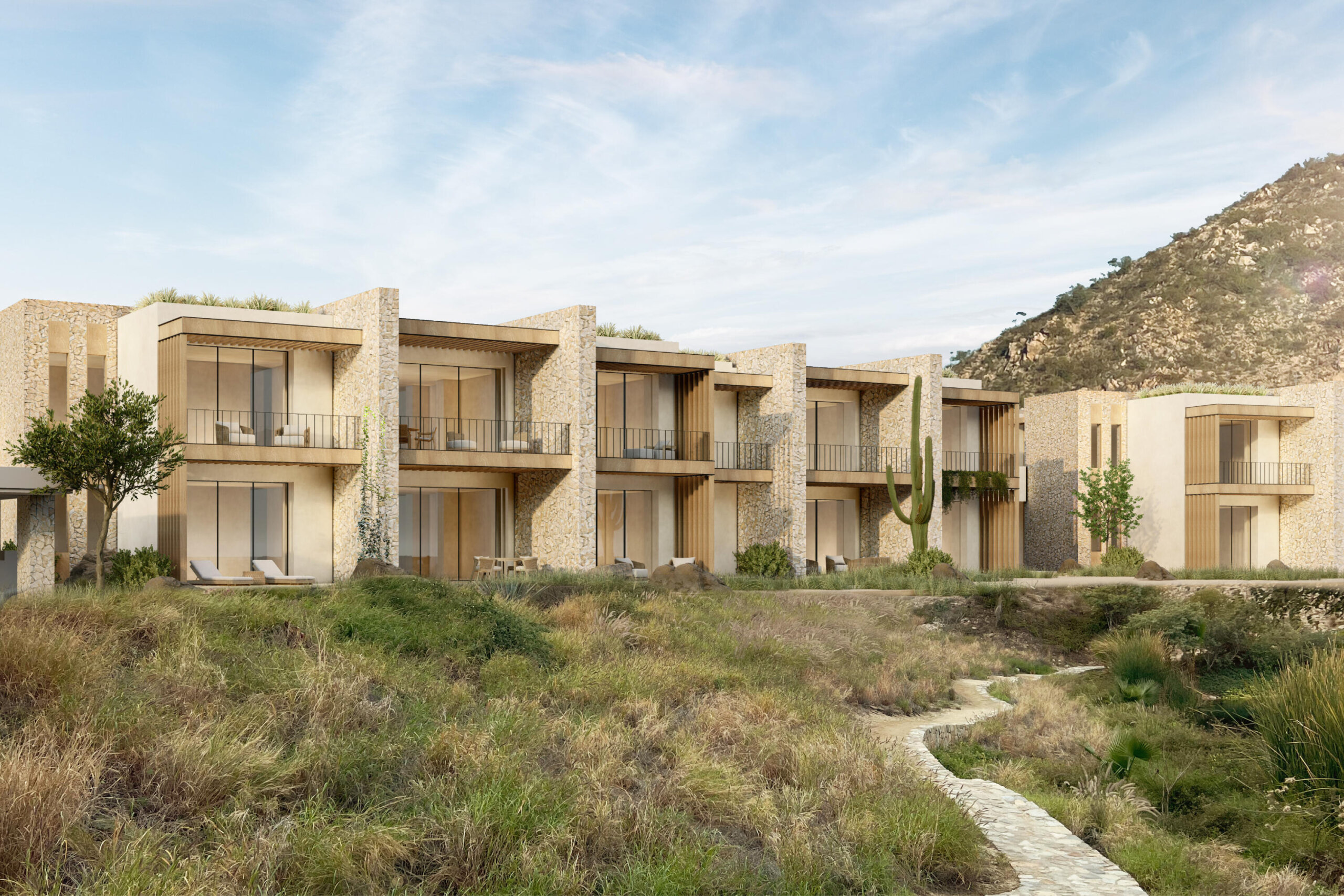Los Cabos Section 3- El Valle El Valle is the latest neighborhood designed within the masterplanned Querencia community.A smaller, more intimate enclave set against the backdrop of the vibrant desert mountains,the 12 condominium residences offer a mix of for sale