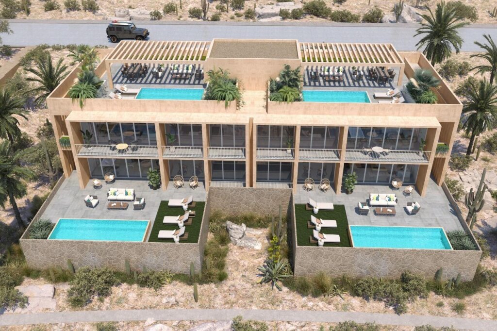 Los Cabos Cabo Costa LAST UNITS! A stunning four-bedroom GARDEN LEVEL Villa in Cabo San Lucas, with A HUGE! deck and – Ground unit, Cabo Corridor, BS