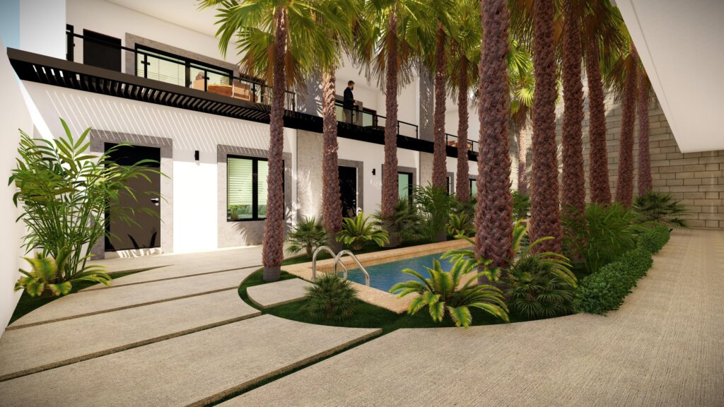 Los Cabos Centro-Todos Santos Discover refined living in the heart of Todos Santos, where everyday life feels like a retreat. Start your mornings by the sparkling pool, surrounded by lush gardens, and unwind in the jacuzzi under the Baja sky. This beautifully designed condominium offers the perfect balance of relaxation, comfort, and convenience. Ideally situated in a central location, you'll enjoy walking-distance access to restaurants, shops, galleries, and the vibrant town center, making it easy to experience everything Todos Santos has to offer. Whether as a full-time residence, vacation escape, or income-producing rental, this property is perfectly positioned to enjoy the best of the area. Thoughtfully finished with quality materials, the condominium will feature exquisite Parota doors, elegant ceramic tile flooring, spacious closets, sleek aluminum windows, and a modern, fully equipped kitchen designed for both everyday living and entertaining. – Heroico Colegio Militar, Pacific, BS