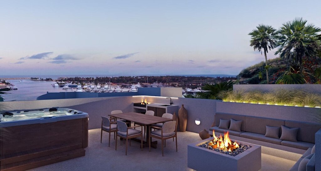Los Cabos Cabo Cortez Welcome to Cabo Cortez, an intimate collection of just 16 boutique residences offering the ultimate in modern luxury beside the San Jos� del Cabo Marina. Designed with elegance and sophistication, these residences place you steps from the yachts, fine dining, and vibrant energy of the marina's heart. Residents enjoy curated amenities including a resort-style pool, firepits, zen garden, wine lounge with private lockers, gym, and underground enclosed parking with individual storage units. Each home is delivered with SMEG kitchen appliances, refined finishes, a Big Green Egg BBQ, and its own private jacuzzi. From your terrace, take in tranquil – Lote 01 Fraccion A Manzana 009, San Jose del Cabo, BS