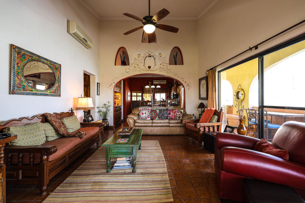 Los Cabos Marina Sol This beautiful 1737 square foot, 2-bedroom penthouse condo with vaulted ceilings, has been furnished with a Mexican style, it has a large wrap around spacious patio with a beautiful – Paseo El Pescador, Cabo San Lucas, BS