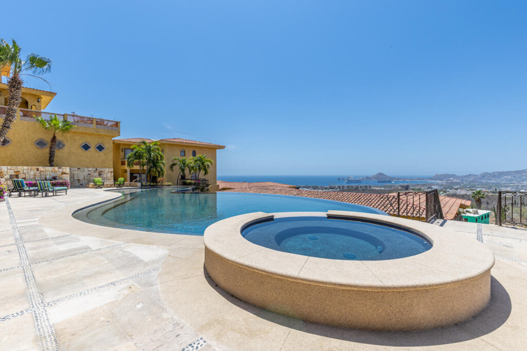 Los Cabos Rancho Par-El Cielito Townhome that lives like a single family home, with a large private garden and multiple terraces that give it a lot of outdoor space and separation. The garden has fruit-bearing trees that bring a natural, lived-in feel and has been upgraded, making it one of the standout features of the property. Located in El Cielito within Rancho Paraiso, in the heart of El Tezal, the community has only 22 residences and does not allow short term rentals, which keeps it quiet and private. Good indoor outdoor flow, ocean – Rancho Paraiso, Cabo Corridor, BS