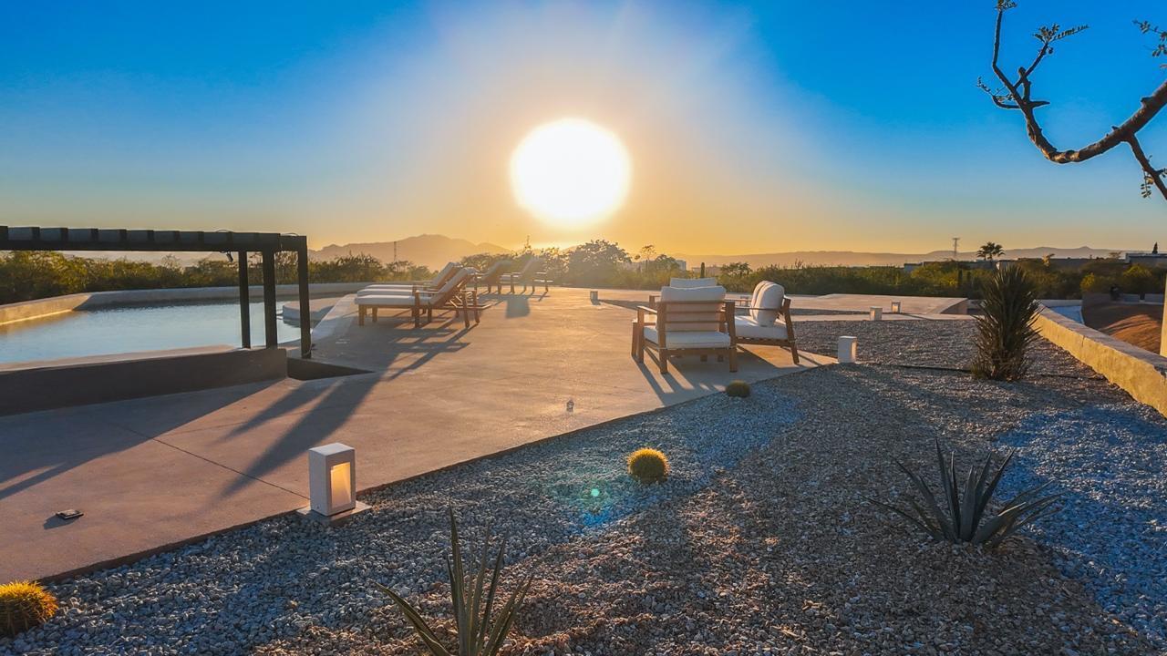 Los Cabos Monte Rocella Welcome to Monte Rocella, a planned master community in the heart of Tezal. This 3 bedroom 2 bathroom PENTHOUSE with the rooftop has a private plunge pool. The panoramic for sale