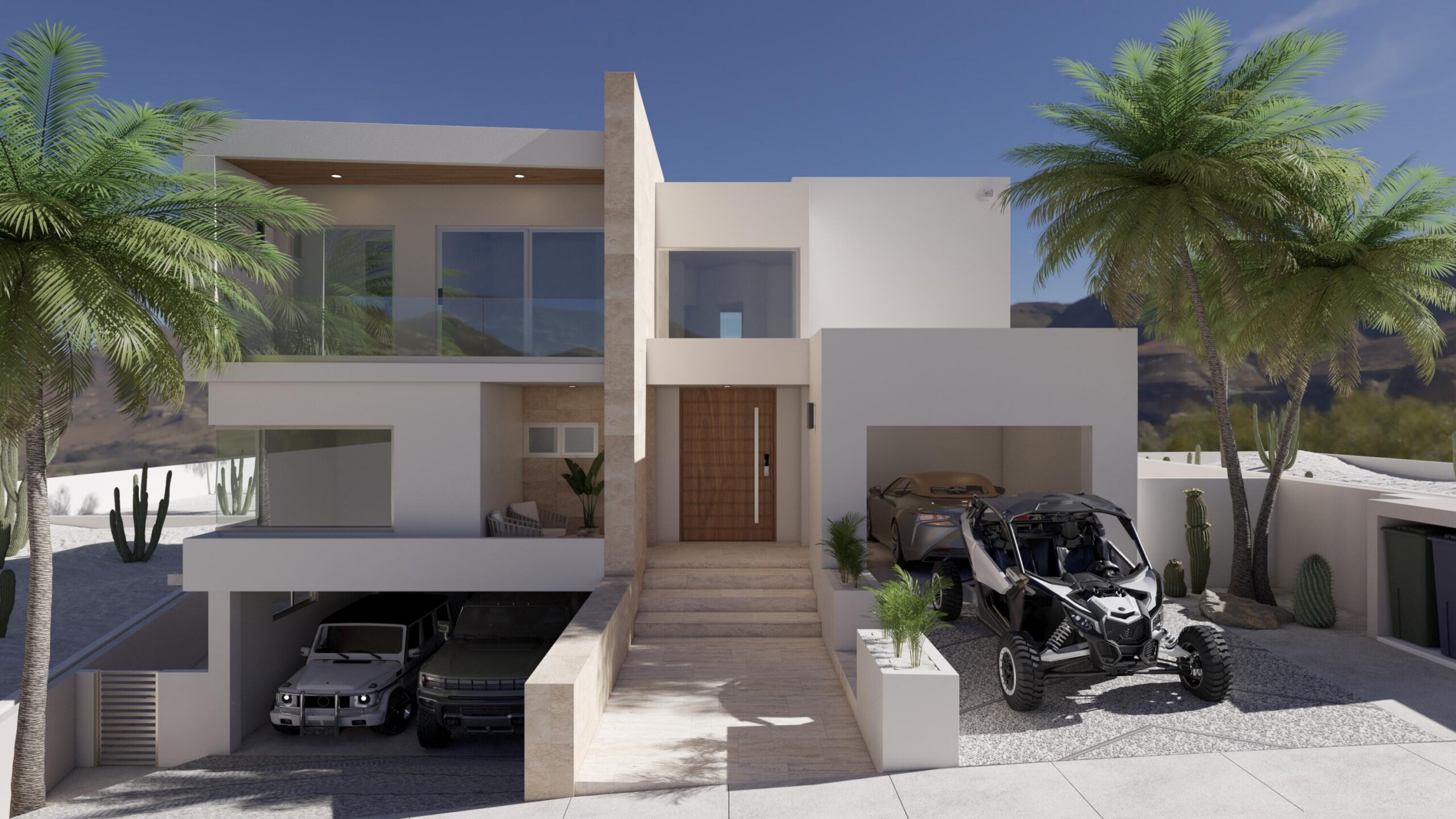 Los Cabos Cabo Bello Under construction in the gated community of Cabo Bello, this 4-bedroom, 4.5-bath modern home defines luxury coastal living. Just minutes from downtown Cabo and steps from a swimmable beach, it's designed with clean architecture, open interiors, and stunning ocean – 3 Sierra de la Giganta, Cabo Corridor, BS