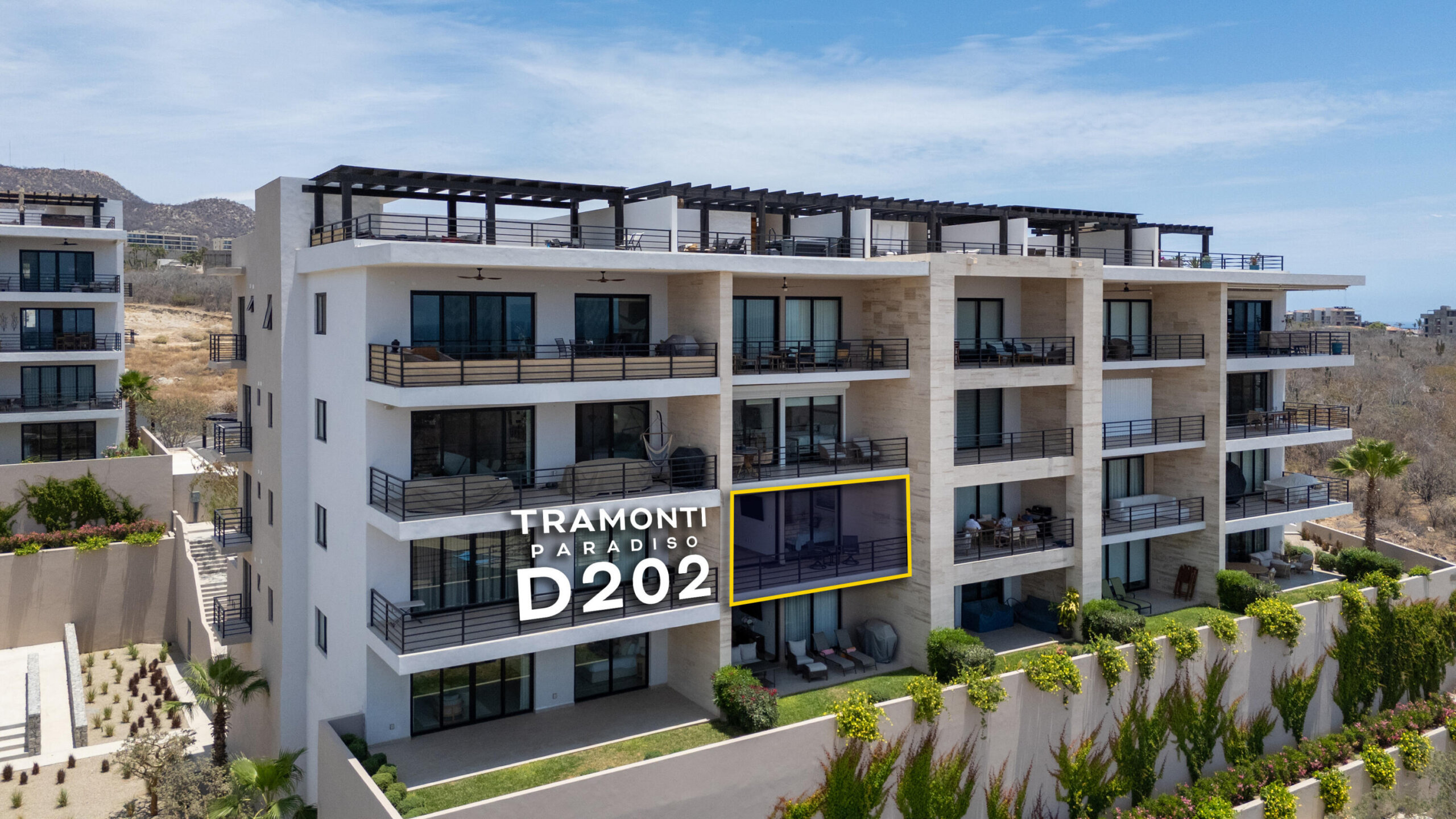 Los Cabos Centro Residence D-1 is the fully completed showroom residence at Park Cabo, available for showings and purchase. While this unit is completed and available to experience firsthand, the remainder of the development is currently under construction and scheduled for delivery in July 2026; therefore, the project is categorized as pre-construction.Located in the heart of downtown Cabo San Lucas, Park Cabo Residences offers unmatched walkability just minutes from the marina, restaurants, nightlife, shopping, and local attractions. This boutique development blends modern design, comfort, and lifestyle in one of Cabo's most desirable investment locations.Residence D-1 is a unique 3-bedroom lock-off condo thoughtfully designed for maximum flexibility and income potential. Owners have the ability to use the residence as a full-time home or separate it into independent living spaces, making it ideal for short-term rentals, vacation use, dual occupancy, or investment purposes in Cabo's thriving rental market.The development features a beautifully designed resort-style swimming pool, covered parking, pet-friendly areas, and inviting common spaces that create a relaxed yet sophisticated atmosphere.One of the property's standout features is its private rooftop terrace, offering additional outdoor living space perfect for entertaining, relaxing, or enjoying Cabo's for sale