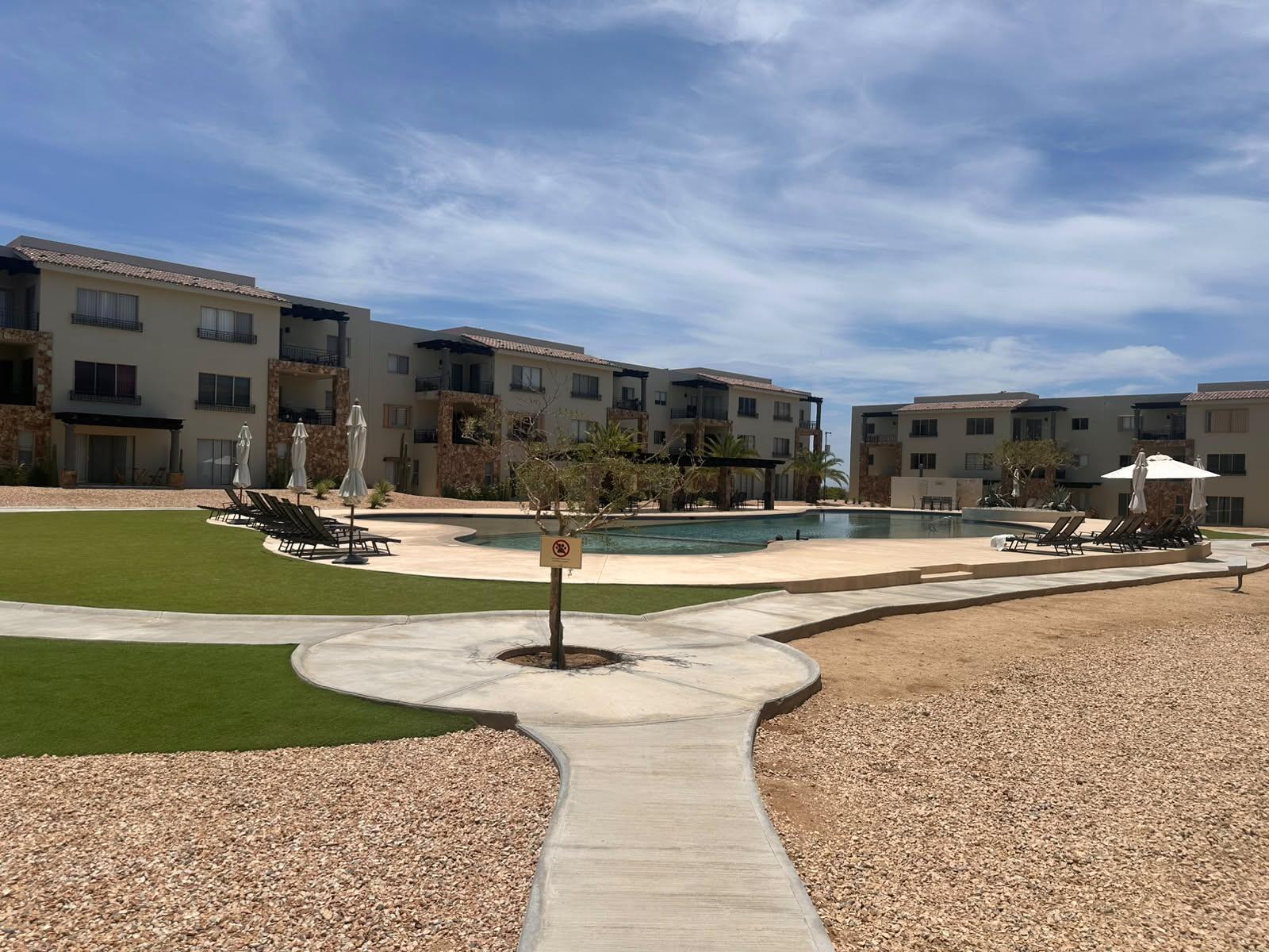 Los Cabos Camino Del Mar Ground-Floor Condo | La Joya at Camino del Mar, El TezalDiscover the perfect blend of comfort, convenience, and investment potential in this beautiful ground-floor condominium located in the highly sought-after La Joya Residences, within the master-planned community of Camino del Mar in El Tezal, one of Los Cabos' fastest-growing and highest-appreciating neighborhoods.This thoughtfully designed residence features:* 2 spaci ous bedrooms* 2 full bathrooms* TV / Family Room* Ground-floor location with direct access to the pool* Swimming pool right in front of your terraceResidents also enjoy exclusive resort-style amenities, including:✔️ Semi-Olympic swimming pool✔️ Fully equipped fitness center✔️ Kids' Park✔ – Tramonti Paradiso LOWEST PRICE, Cabo Corridor, Cabo Corridor, BS