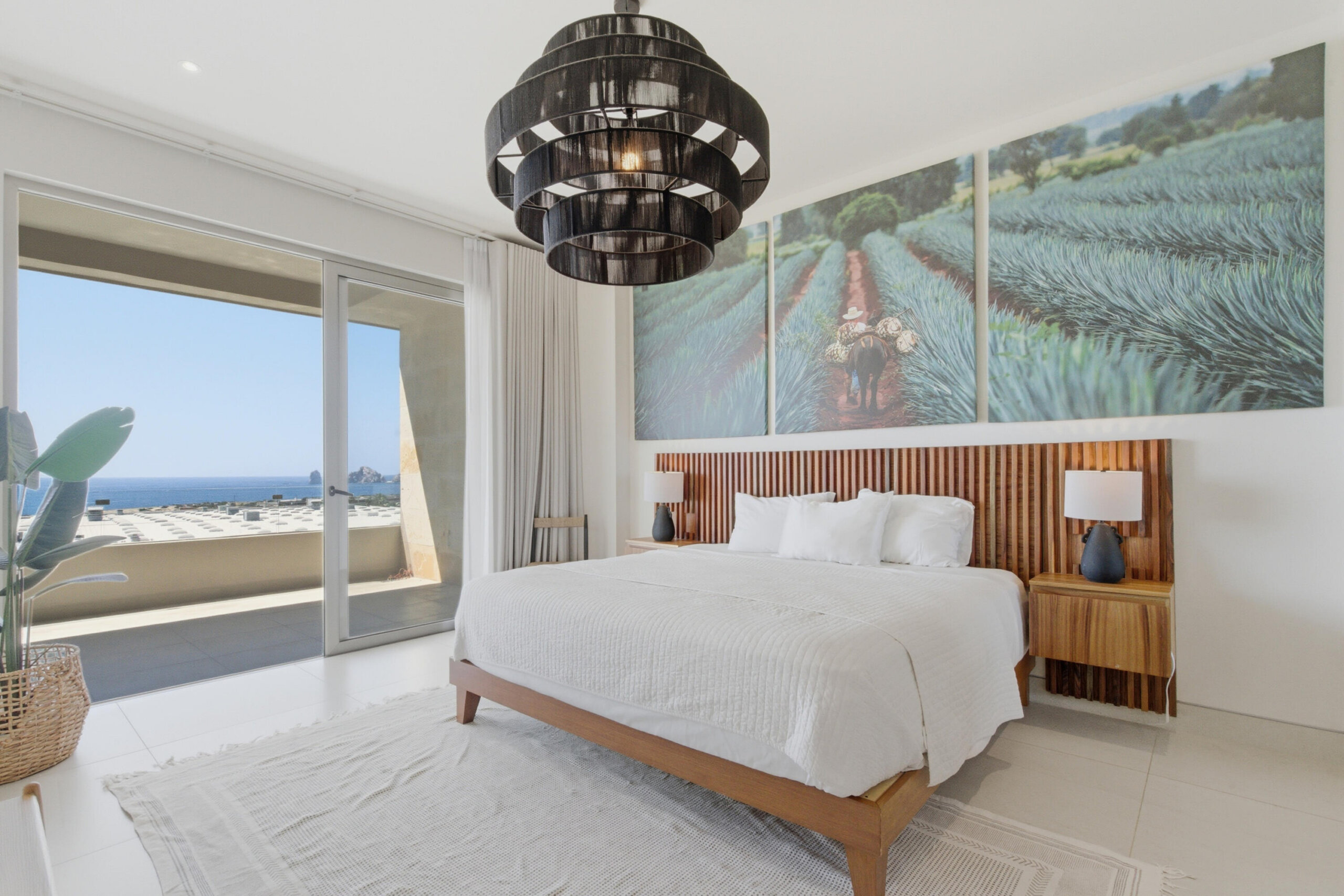 Los Cabos Centro Residence D-1 is the fully completed showroom residence at Park Cabo, available for showings and purchase. While this unit is completed and available to experience firsthand, the remainder of the development is currently under construction and scheduled for delivery in July 2026; therefore, the project is categorized as pre-construction.Located in the heart of downtown Cabo San Lucas, Park Cabo Residences offers unmatched walkability just minutes from the marina, restaurants, nightlife, shopping, and local attractions. This boutique development blends modern design, comfort, and lifestyle in one of Cabo's most desirable investment locations.Residence D-1 is a unique 3-bedroom lock-off condo thoughtfully designed for maximum flexibility and income potential. Owners have the ability to use the residence as a full-time home or separate it into independent living spaces, making it ideal for short-term rentals, vacation use, dual occupancy, or investment purposes in Cabo's thriving rental market.The development features a beautifully designed resort-style swimming pool, covered parking, pet-friendly areas, and inviting common spaces that create a relaxed yet sophisticated atmosphere.One of the property's standout features is its private rooftop terrace, offering additional outdoor living space perfect for entertaining, relaxing, or enjoying Cabo's for sale