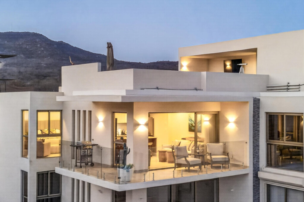 Los Cabos Cabo Costa Experience relaxed luxury at Cabo Costa, one of Cabo San Lucas' most desirable new communities. This turnkey two-bedroom, two-bath residence features spacious en-suite bedrooms, a private terrace, and a heated plunge pool designed for effortless indoor-outdoor living. Clean architectural lines, warm natural finishes, and an inviting open floor plan create a home that is equally suited for full-time living, vacation escapes, or investment. Community amenities include an infinity-edge pool, clubhouse, fitness center, business center, and beautifully maintained grounds. Contact me today to learn more or arrange a private tour. – 106 CALLE ACCESO AL RIU, Cabo Corridor, BS